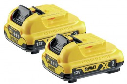 Dewalt DCB124 12V XR 3Ah Battery (Pack of 2) £64.95